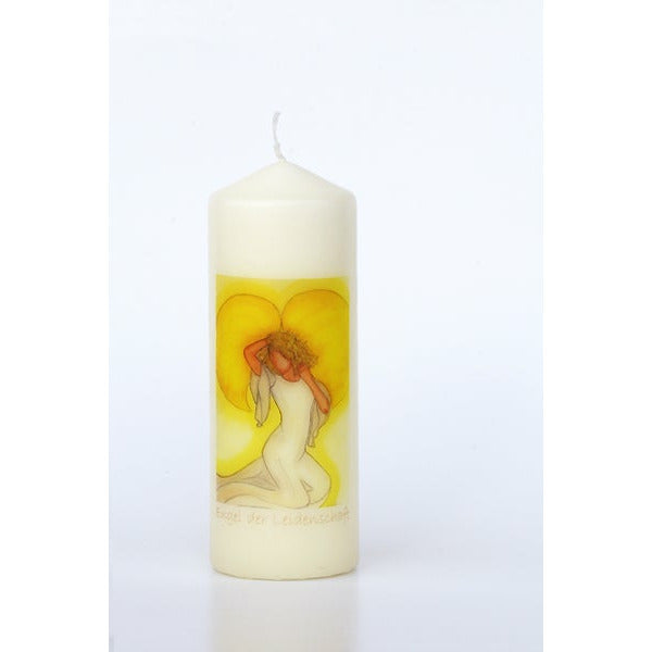 Magical angelic candle "passion", by hand upgraded motif